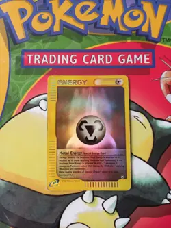 Metal Energy 143/147 Reverse Holo Rare Aquapolis Pokemon Card - Image 1