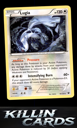 Lugia 78/124 Pokemon Rare XY - Fates Collide Card NM - Image 1