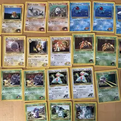 Pokemon Gym Leader Cards - Brock, Misty, Surge, Erika, Koga, Sabrina & Giovanni - Image 3