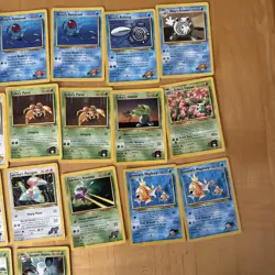 Pokemon Gym Leader Cards - Brock, Misty, Surge, Erika, Koga, Sabrina & Giovanni - Image 4