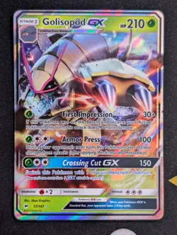 Golisopod GX - 17/147 - Pokemon Burning Shadows Sun & Moon Ultra Rare Card NM - Image 1