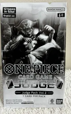 One Piece Card Game TCG Promo Judge Pack Volume 2 *Sealed English Version - Image 1