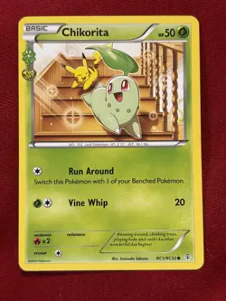 Pokemon Card Chikorita Radiant Collection Generations RC1/RC32 Near Mint - Image 1
