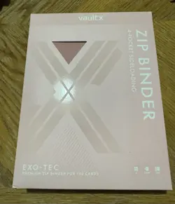 Vault X Just Pink 4-Pocket Exo-Tec Zip Binder - 160 Cards - BRAND NEW IN BOX - Image 2