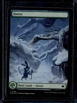 Forest - 281 - Foil - BLB - NM - MTG Magic the Gathering - Image 1