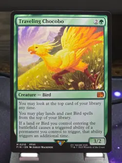 MTG - Traveling Chocobo (0210) Mythic - FINAL FANTASY (FIN) - Image 1