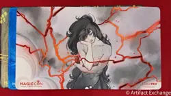 Ultra Pro MagicCon 2025⚡ FOIL Lightning Bolt Playmat by Peach Momoko - Image 1