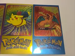 Pokemon Topps Chrome Jumbo Oversized Complete Set 5/5 Cards Tin Toppers Series 2 - Image 4