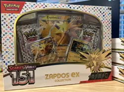 Pokemon 151 Zapdos EX Collection New Sealed TCG - Image 1