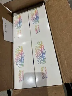 Prismatic Evolutions CASE (4x) Pokemon Center 📦 Elite Trainer Box ETB ✅ - Image 1