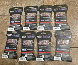 Pokemon TCG Mega Evolution Lot Of (8) Phantasmal Flames, Sleeved Booster Packs - Image 2