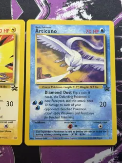 Pokemon Moltress Articuno Zapdos 21 22 23 Black Star Promos AOKI ERROR NM - Image 4