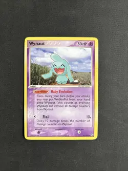 Pokemon TCG Wynaut 70/108 EX Power Keepers Regular Common Non Holo 2007 - LP/NM - Image 1