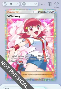 Pokemon TCG POCKET - Whitney Full Art 2⭐, Secluded Springs, English - Image 1