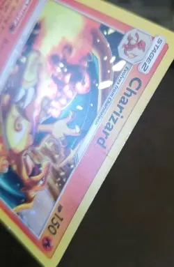 Pokemon TCG Charizard 14/181 SM Team Up Cosmo Holo Swirl (Costco Exclusive) DMG - Image 3