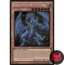 Yugioh Lightpulsar Dragon PGLD-EN039 Gold Rare LP - Image 1