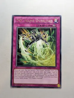 PSY-Frame Overload HSRD-EN037 Rare 1st Edition YuGiOh TCG Card NM - Image 1