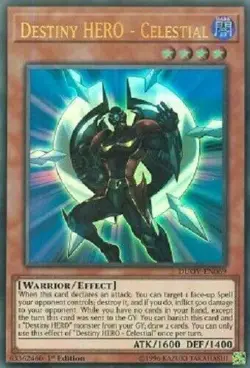 Destiny HERO - Celestial - DUOV-EN069 - Ultra Rare - 1st Edition - Yugioh - Image 1