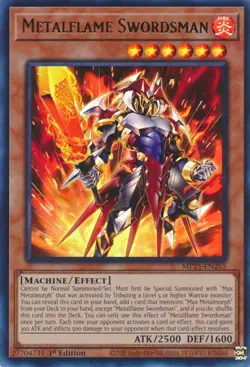 YUGIOH MP25-EN265 Metalflame Swordsman Ultra 1st Edition NM - Image 1
