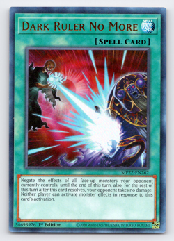 Dark Ruler No More - MP22-EN262 - Ultra Rare - 1st Edition Yugioh - Image 1