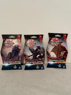Lot Of 3 Bakugan Battle Planet Brawlers ask for me Booster Packs 30 Cards 6+ - Image 1