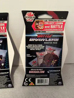 Lot Of 3 Bakugan Battle Planet Brawlers ask for me Booster Packs 30 Cards 6+ - Image 2