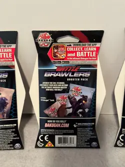 Lot Of 3 Bakugan Battle Planet Brawlers ask for me Booster Packs 30 Cards 6+ - Image 3