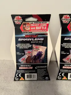 Lot Of 3 Bakugan Battle Planet Brawlers ask for me Booster Packs 30 Cards 6+ - Image 4