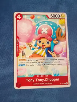 Tony Tony Chopper P-101 Promo One Piece Tcg Card Game Near Mint - Image 1