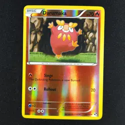 Darumaka 24/114 Holo - Black & White - Pokemon Card - Image 1