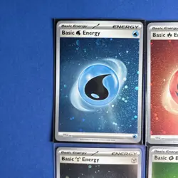 Pokemon Line Of 6x Mixed Energy Cards All Holo All NM - Image 2