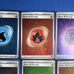Pokemon Line Of 6x Mixed Energy Cards All Holo All NM - Image 3