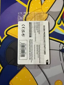 Pokemon TCG Destined Rivals Prerelease Staff Promo Cards Sealed Set of 4 - Image 2