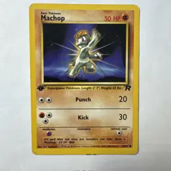 Pokemon TCG Team Rocket 1st Edition Card Lot (8) In Played Condition - Image 3