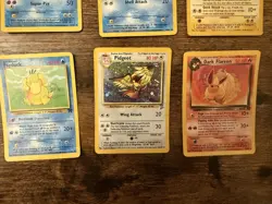 10 Vintage Pokemon Card Lot Base Set Team Rocket Pikachu Charmander Pidgeot - Image 4