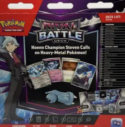 2025 Pokemon TCG: STEVEN Rival Battle Deck (open No Promos) 60 Card Deck & More - Image 4
