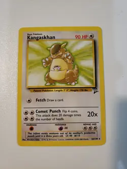 Kangaskhan - 26/130 - Pokemon Base Set 2 Rare Card WOTC NM - Image 1