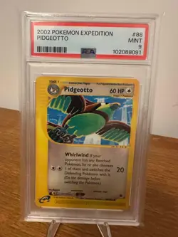PSA 9 Pidgeotto 88/165 Uncommon Expedition Base Set Pokemon Card - Image 1