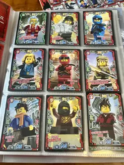 LEGO Ninjago Masters of Spinjitzu Series 3 Trading Card Lot:Cards, Binder,Poster - Image 3