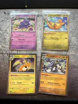 Pokemon Cards 151 Sam's Club Exclusive Cosmos Holo Promo Complete Set of 4 - Image 1