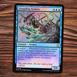 Grappling Kraken - FOIL - Foundations - Magic the Gathering - Image 1