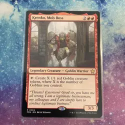 Krenko, Mob Boss (REGULAR) x1 - MTG Foundations FDN #204 - Image 1