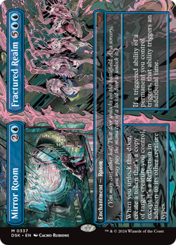 x1 Mirror Room // Fractured Realm DSK Duskmourn MTG 337 MYTHIC BORDERLESS 1x - Image 1