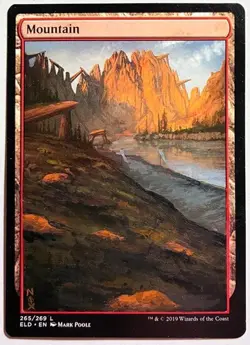 Hand-painted MTG alter | Mountain | textless NOX altered art - Image 1