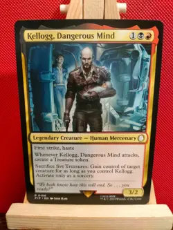 Kellogg, Dangerous Mind - Fallout - Mythic - NM (See Pics) MTG - Image 1