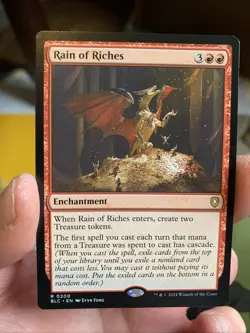 1x RAIN OF RICHES - Commander - MTG - Magic the Gathering - Image 1