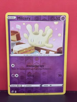 Milcery Reverse Holo - 086/192 - Pokemon Rebel Clash - NM or Better - Image 1