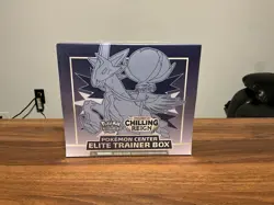 Pokemon Center Exclusive Chilling Reign ETB SEALED - Ice Rider Calyrex - Image 1