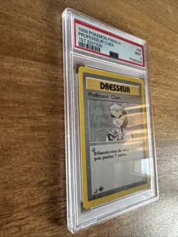 Carte Pokemon FR Wizards Set De Base Edition Ed 1 Professeur Chen 88/102 PSA 9 - Image 2
