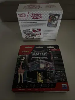 White Flare ETB + Marnie’s Morpeko Rival Battle Deck - Both New Sealed - Image 2